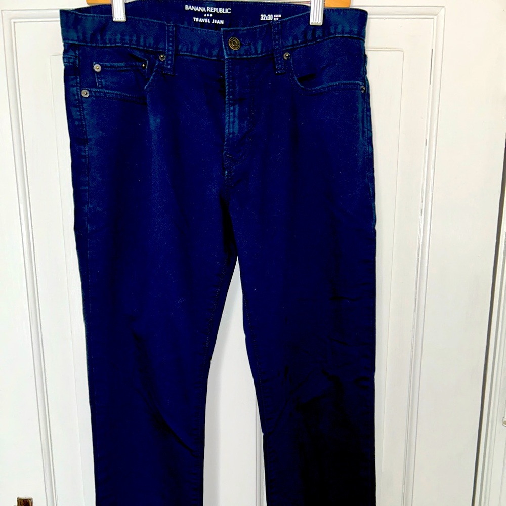 Banana Republic, navy Travel Jean